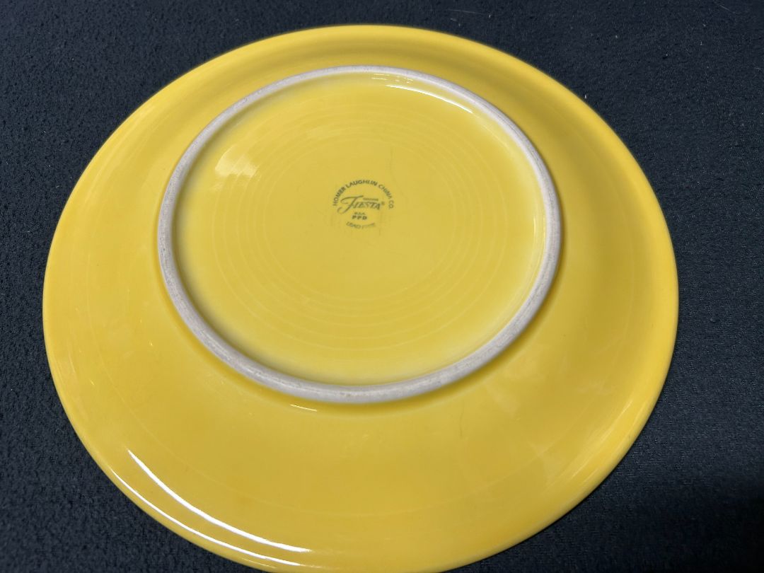 Bright Yellow Dinner Plate Fiestaware