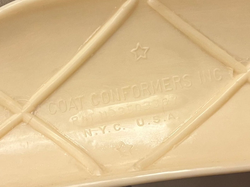 PKG VTG MF Fur Salon Coat Conformers NY Coat Hanger — alternate view