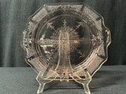 3-Paneled Princess Pink Plate