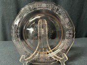 Pink Scalloped Edged Plate