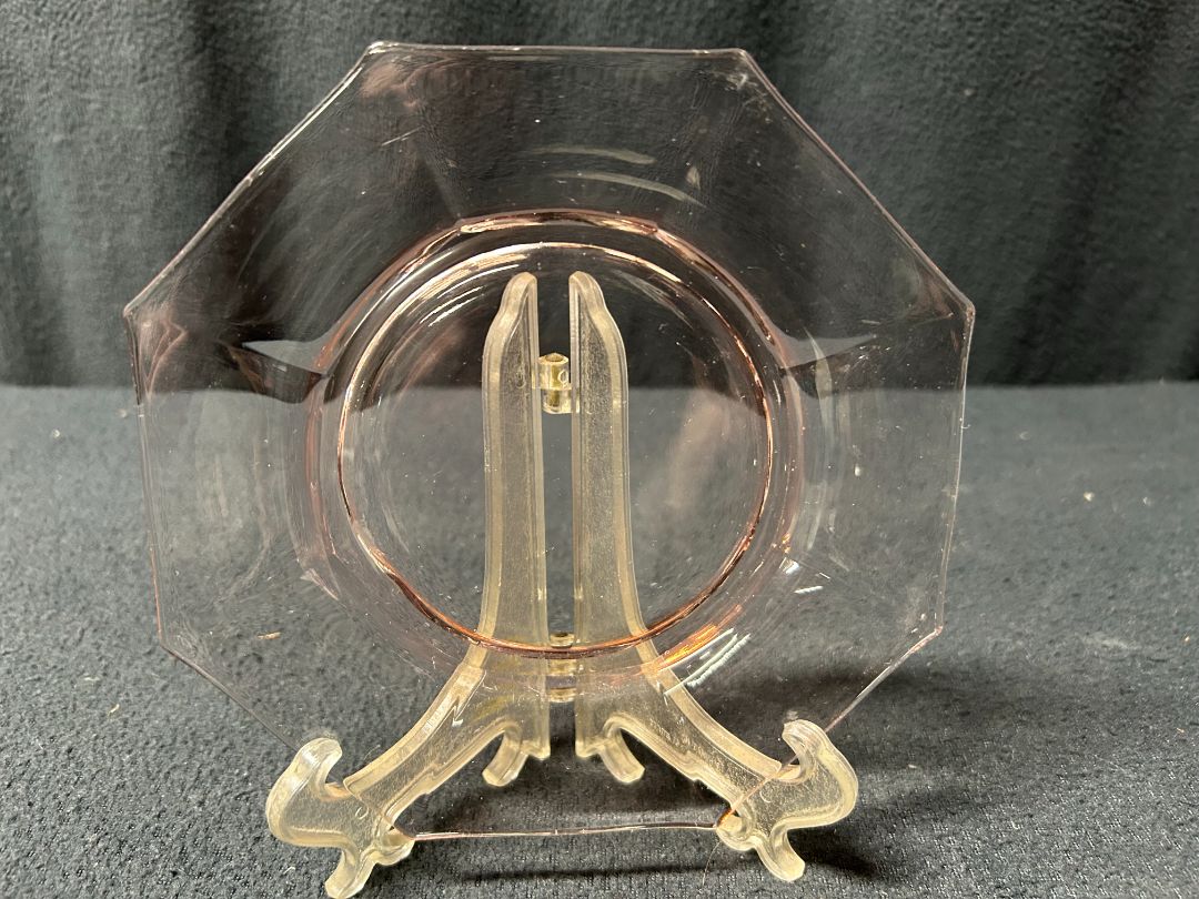 Pink Octagon Small Plate