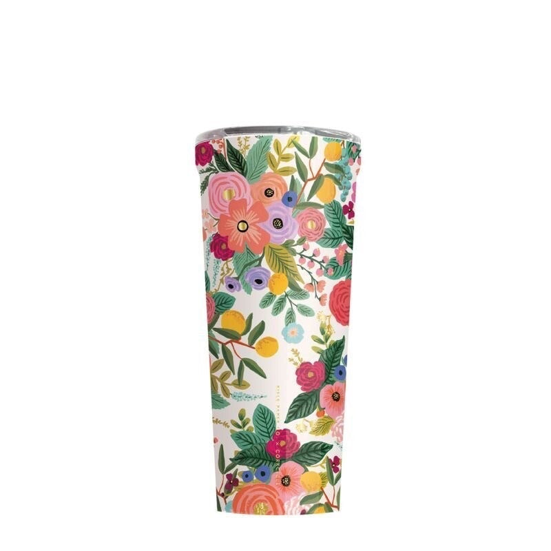 Tumbler - 24oz Rifle Paper - Garden Party Cream
