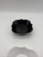 6” Luminarc France White Black bowl set of 2