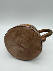 5.5” watering can ceramic planter flowers 1976