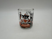 2.5” Vintage Halloween Votive Candle Holders - Glass - Brazil  Owl Haunted house
