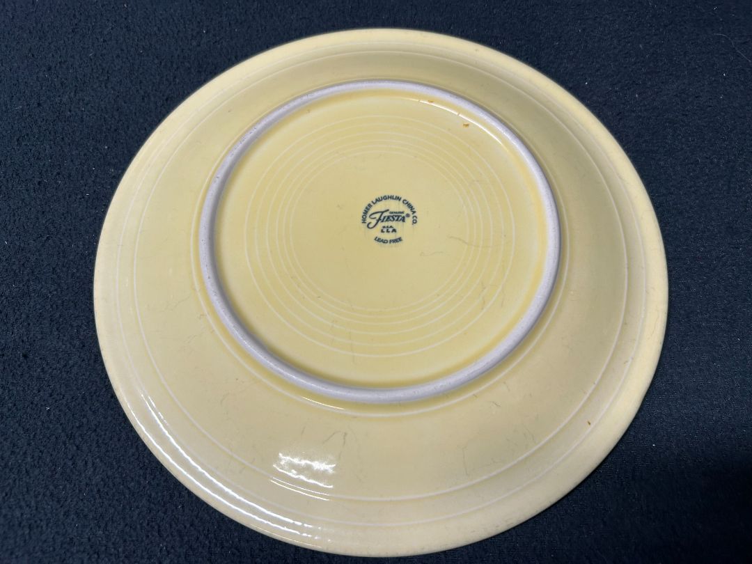Pale Yellow Dinner Plate Fiestaware