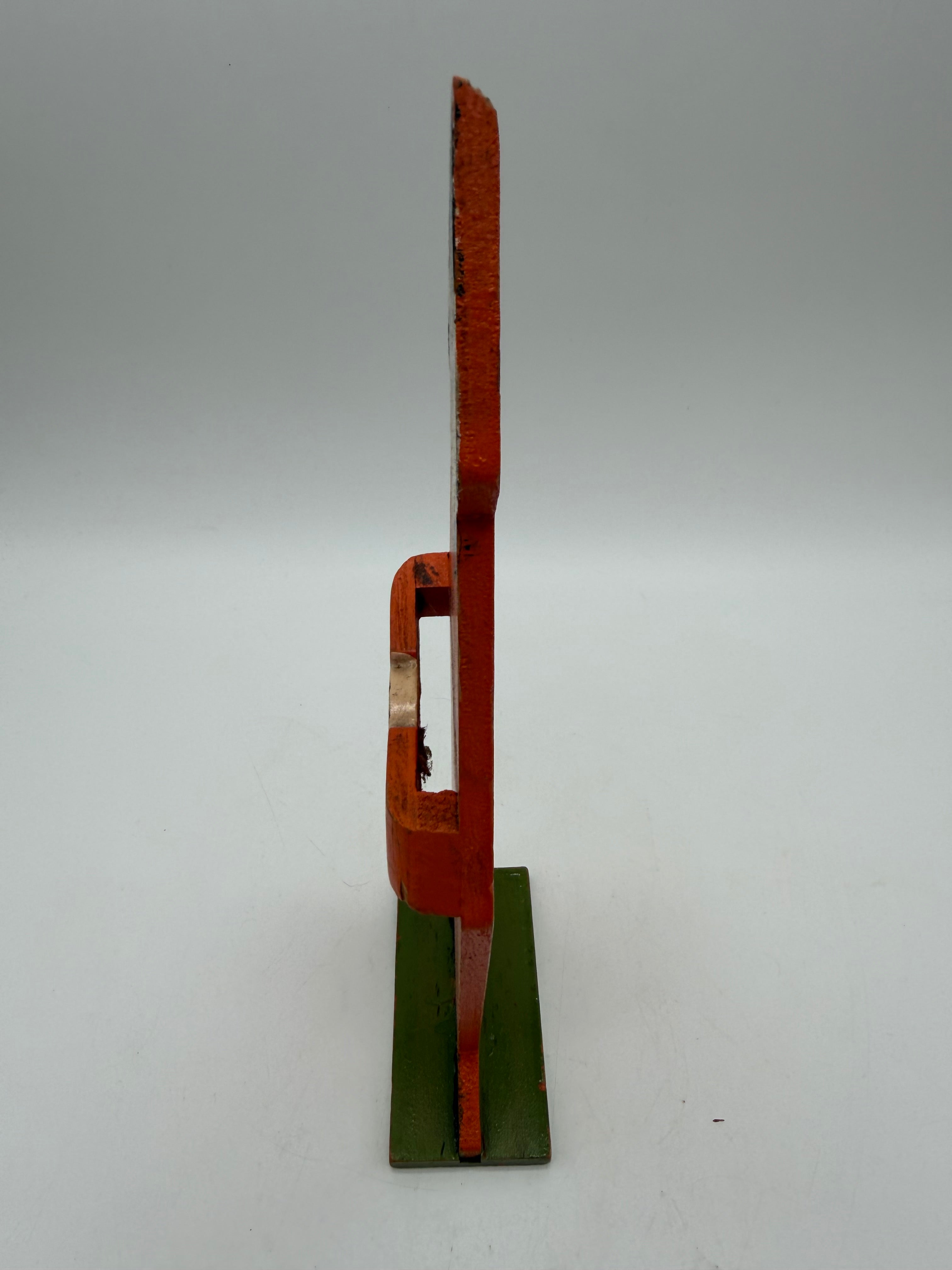 11” Wooden Folk Art Clown 1920’s