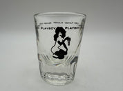 3” Playboy Club Shot Glasses Leroy Neiman 1960's Art Nude Female Bunny w/Key