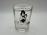 3” Playboy Club Shot Glasses Leroy Neiman 1960's Art Nude Female Bunny w/Key