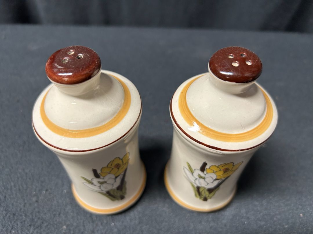 Salt and Pepper Shakers-California Tulip Pattern