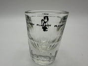 3” Playboy Club Shot Glasses Leroy Neiman 1960's Art Nude Female Bunny w/Key