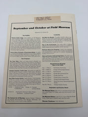 8.5” x 11” Field Museum bulletin 1977 Hopi Indian