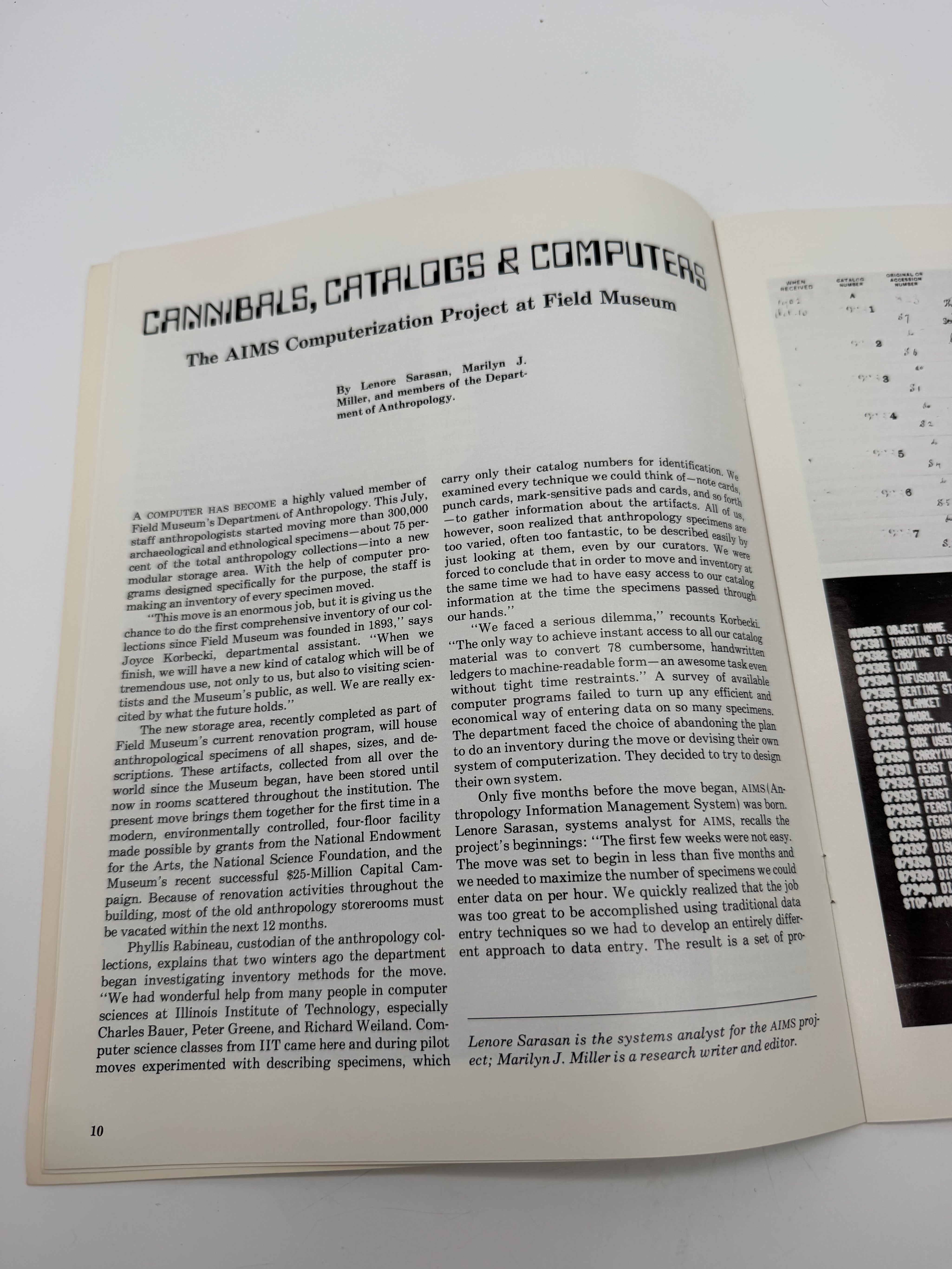8.5” x 11” Field Museum bulletin 1977 Hopi Indian