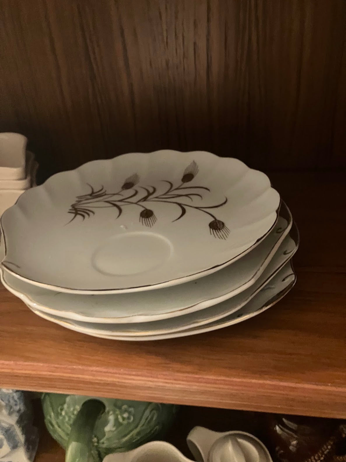 Lefton China "Golden Wheat" Set of 4