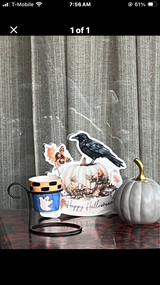 Halloween Bundle (Pumpkin, Candel Holder & Sign)