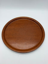 12” Sweden Melamine teak wood look tray