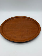 12” Sweden Melamine teak wood look tray