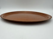 12” Sweden Melamine teak wood look tray
