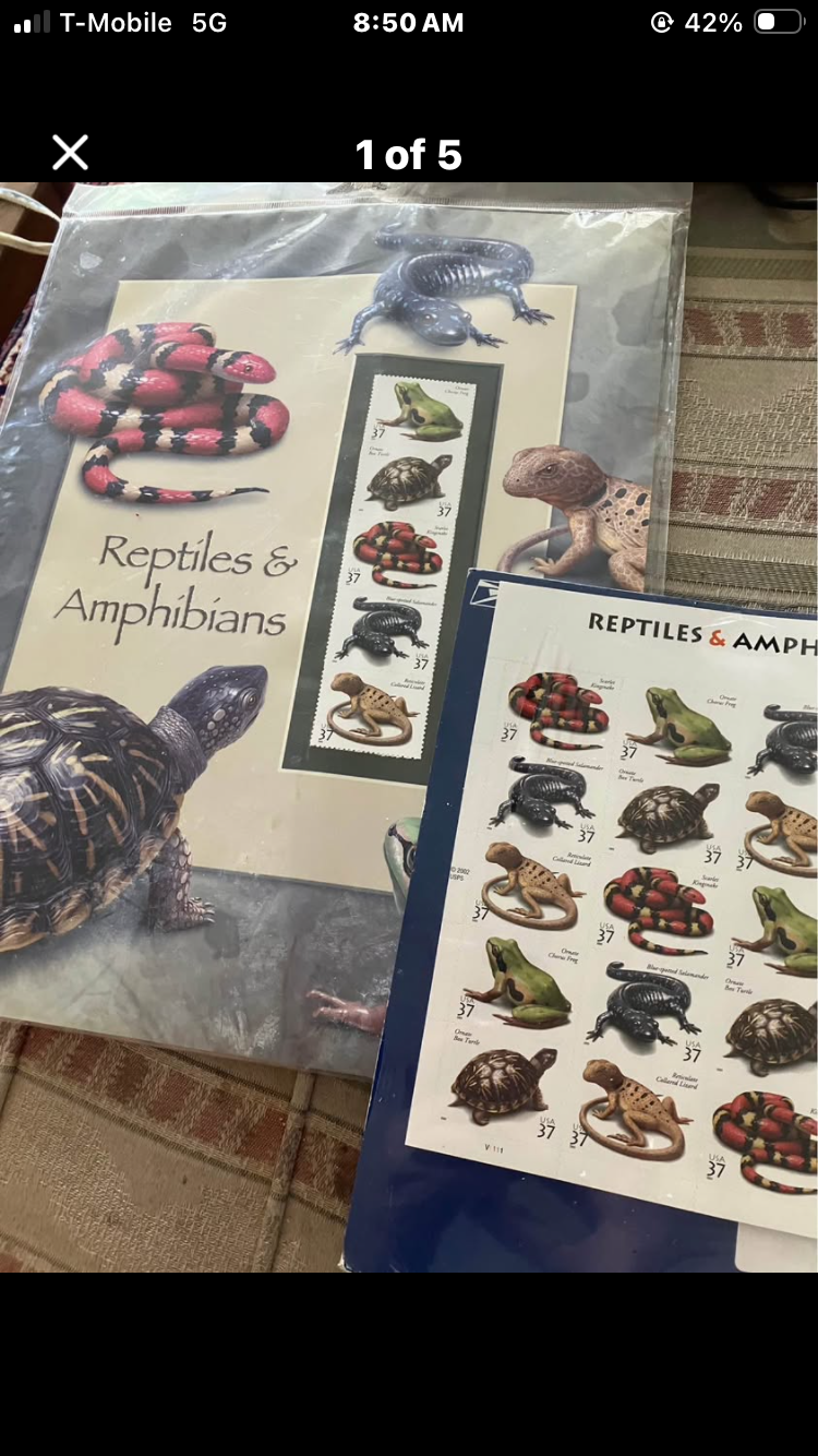 Reptiles & Amphibians Stamp Collection by 312 - M.A.K.