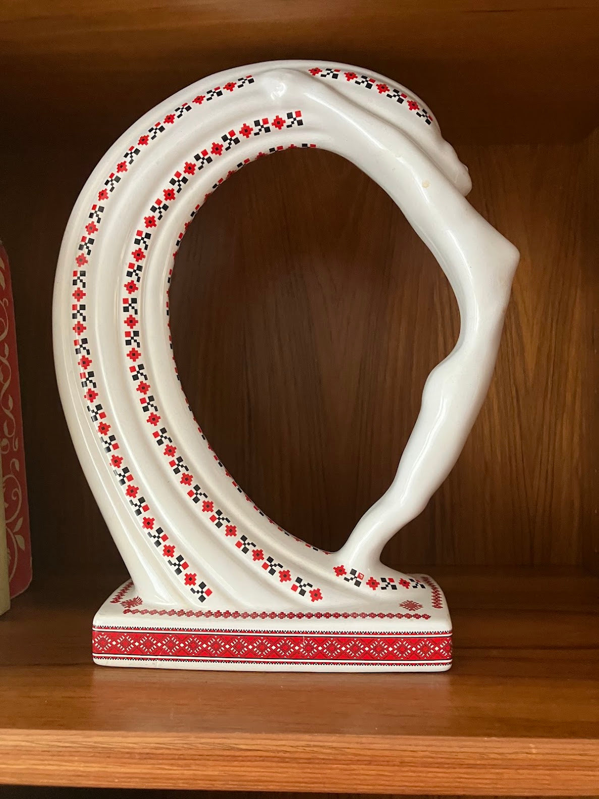 Vintage Ukrainian Folk Art Ceramic Figurine