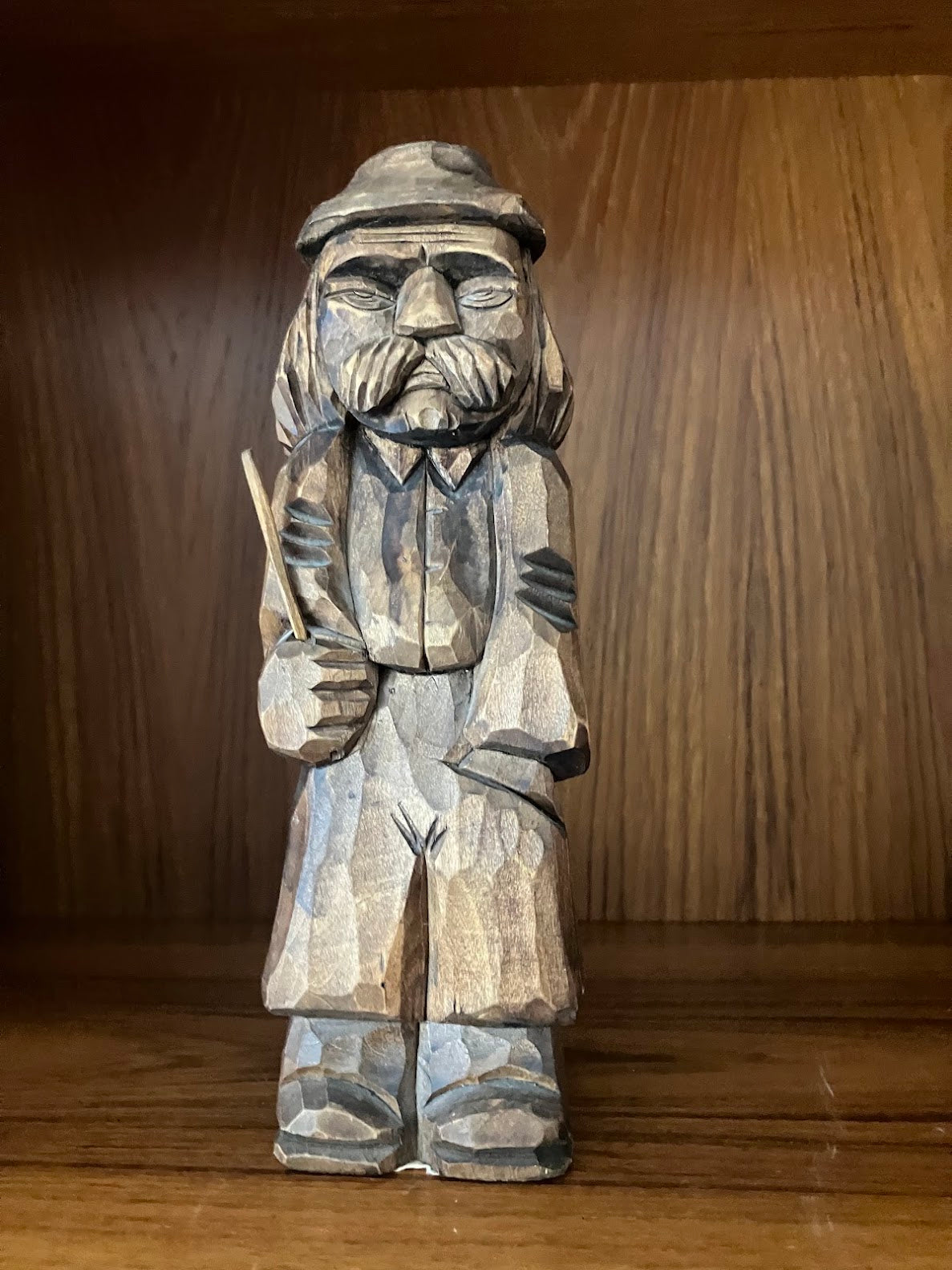 Vintage Ukrainian Hand-Carved Man