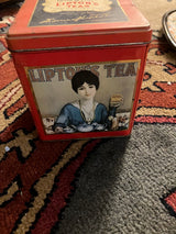 Vintage-Style Lipton's Tea – Victorian Lady Tin