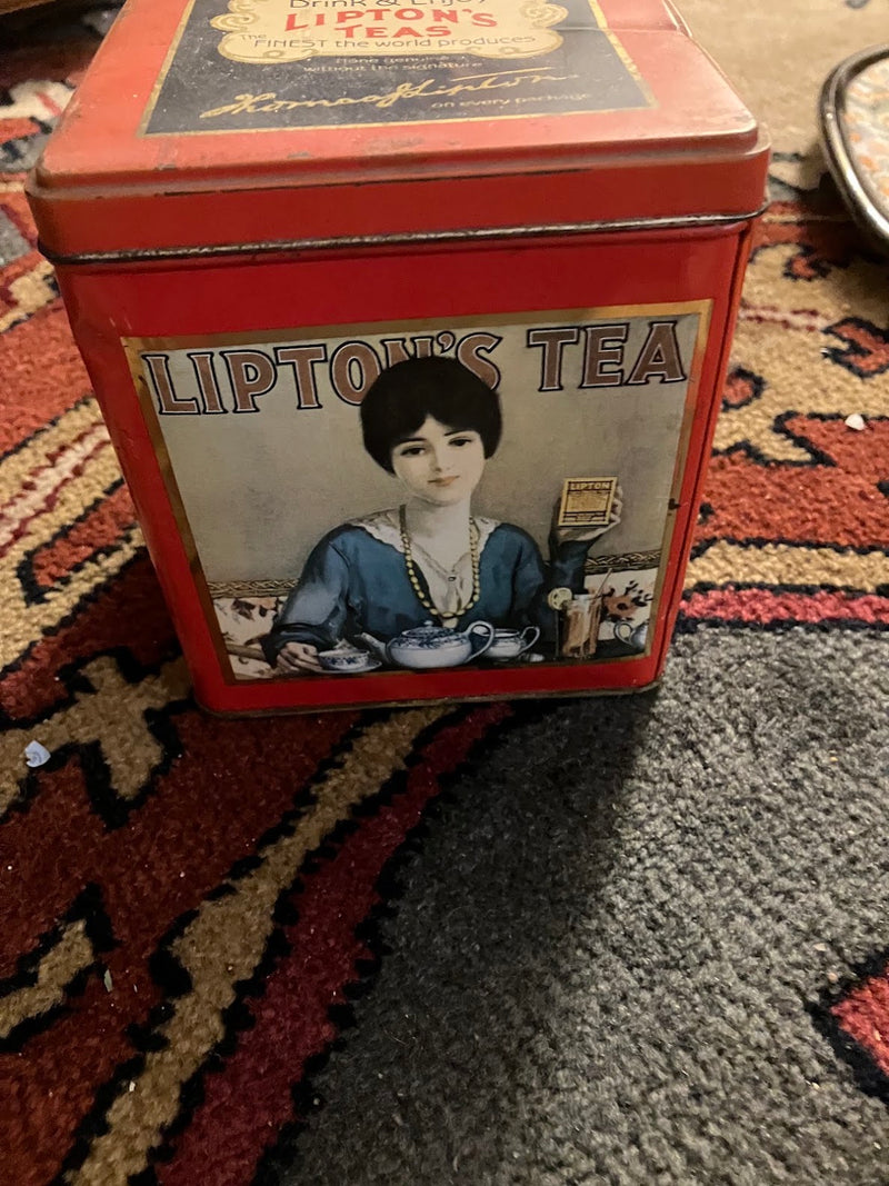 Vintage-Style Lipton's Tea – Victorian Lady Tin by 312 - M.A.K.