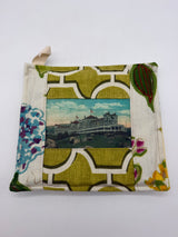 8” postcard potholder Grand Hotel Mackinac  island