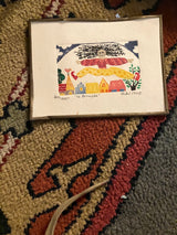 Vintage 1990 Signed & Numbered Folk Art Print – “El Brincón”