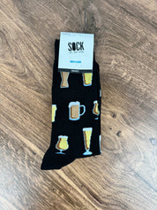Prost! Crew Socks with Various Beer Glasses | Novelty Socks