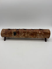 12” Rustic Birch Wood Logs Taper Candle Holders