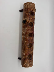 12” Rustic Birch Wood Logs Taper Candle Holders
