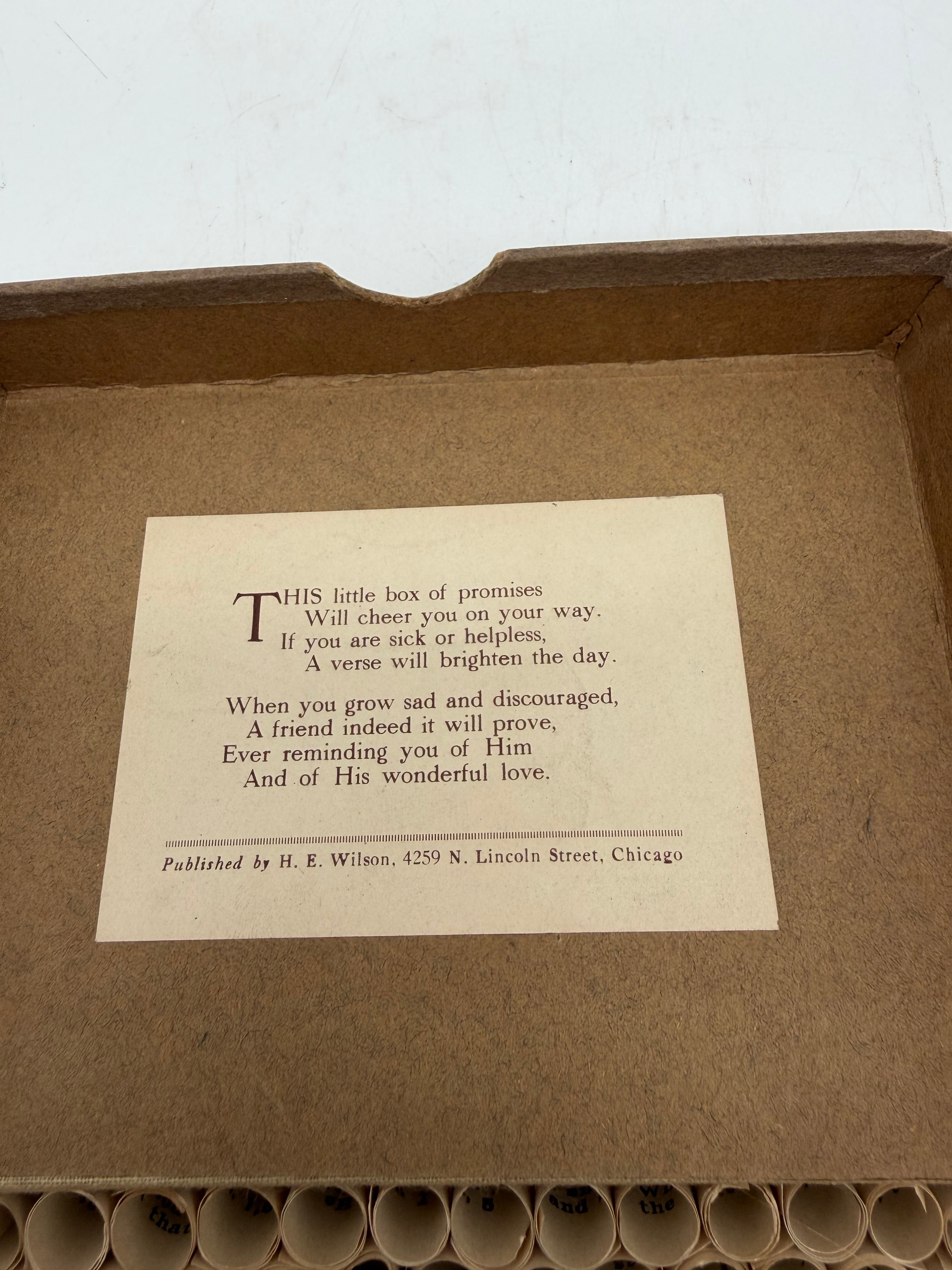 5” Antique “Box of Promises” scrolls
