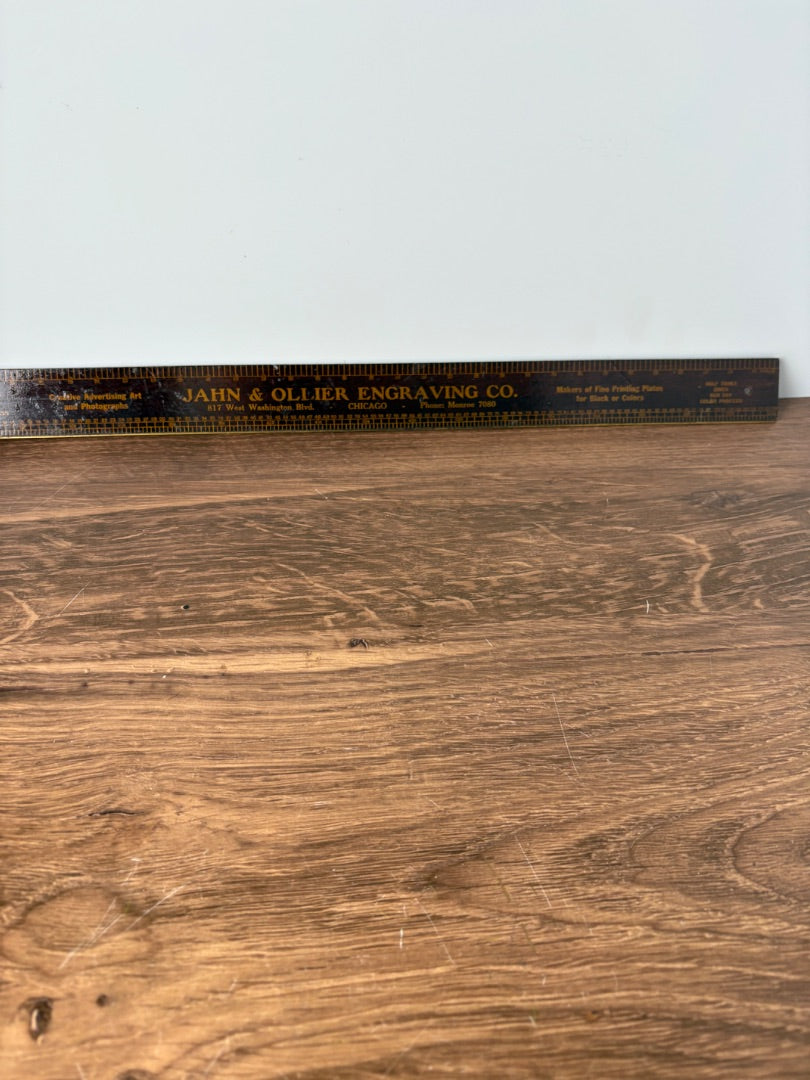 Old Advertisement Ruler