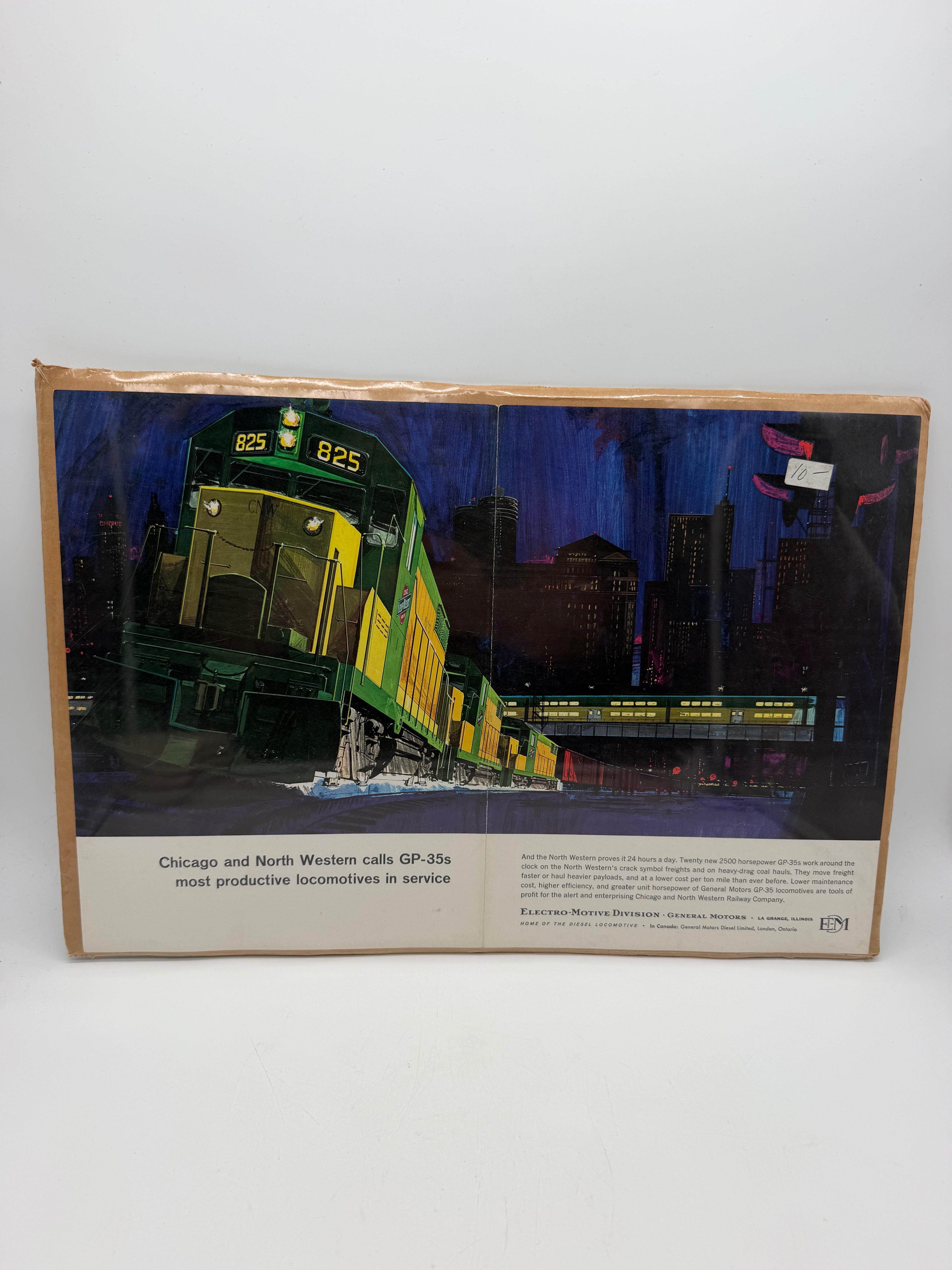 16”x11” CNW Railway magazine layout