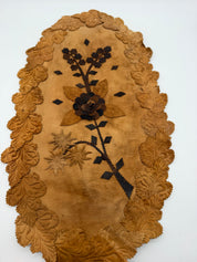 20” tinder mushroom decorative dresser scarf /doily