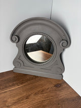 Grey Circular mirror