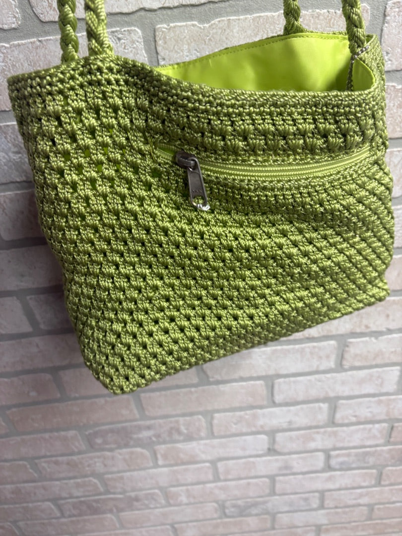 Lime Green crocheted Bag