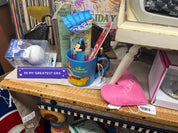Shoestring Creations Fa La La Side Table