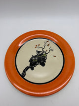 9” pottery barn kids owl Halloween plate