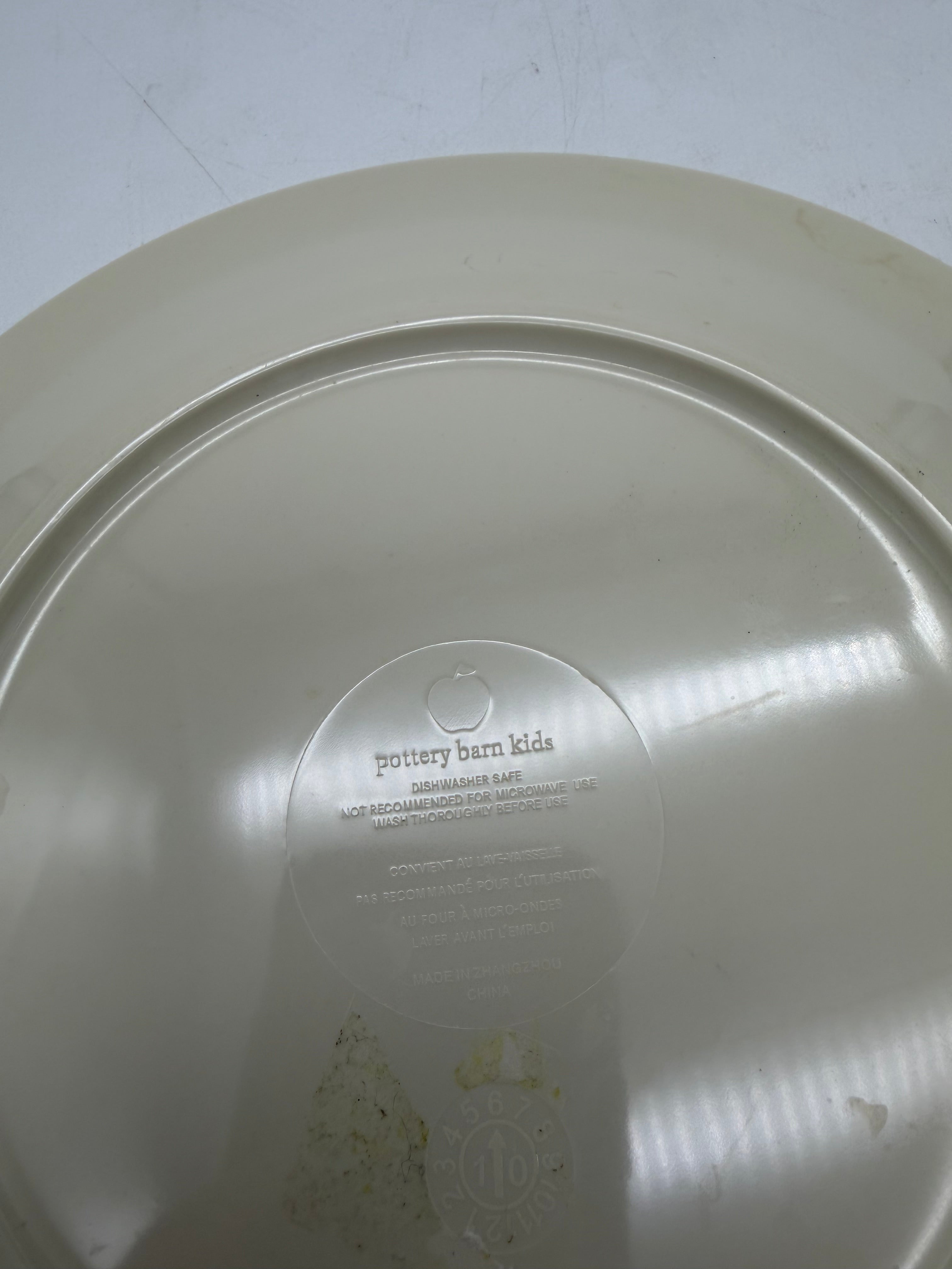 9” pottery barn kids owl Halloween plate