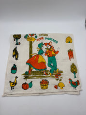 15x28” tea towel “swing your partner”
