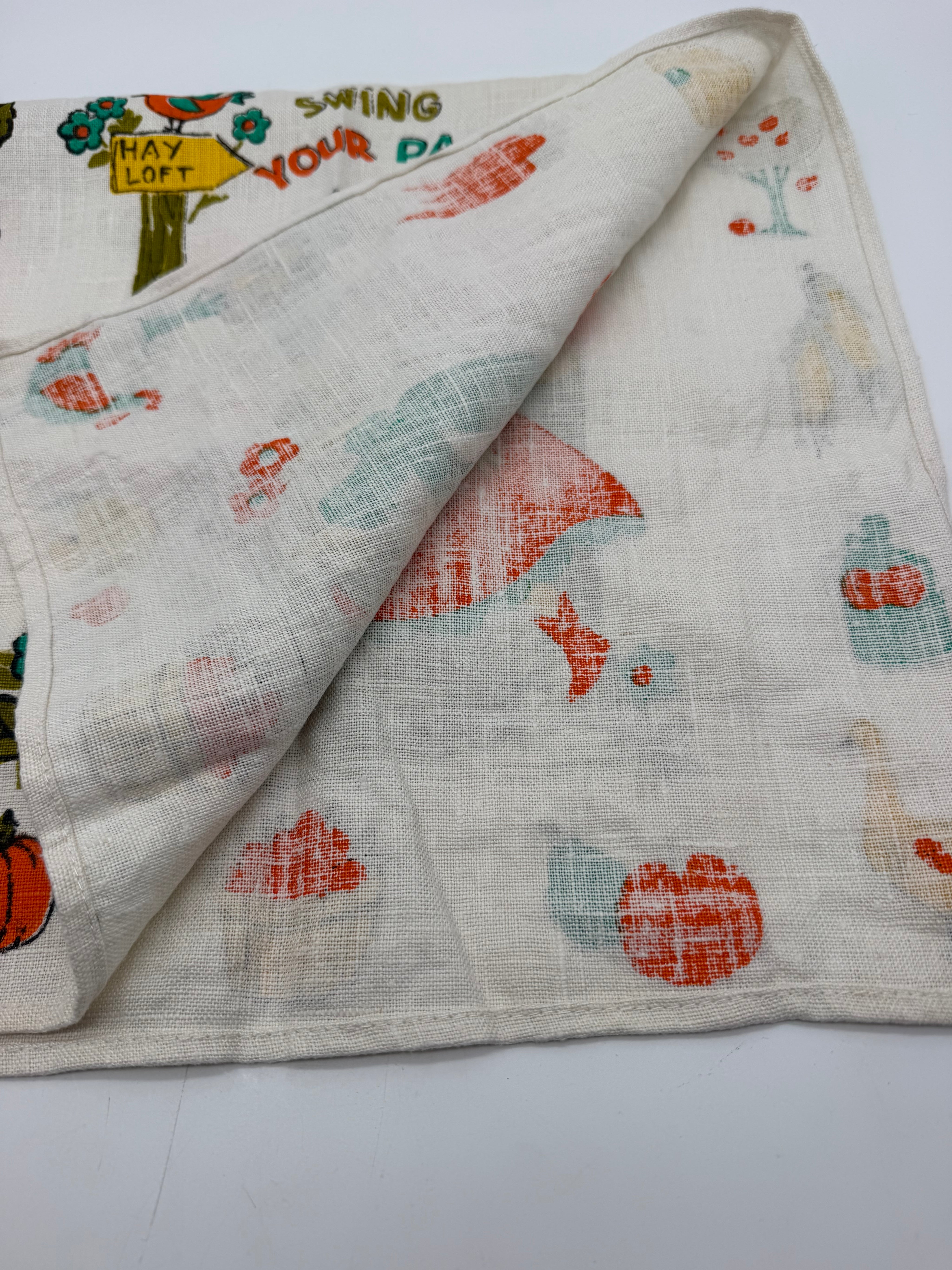15x28” tea towel “swing your partner”