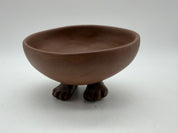 5” Vintage Metropolitan Museum Of Art MMA Pop Art Ancient Egypt Pottery Foot Bowl