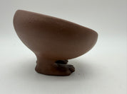 5” Vintage Metropolitan Museum Of Art MMA Pop Art Ancient Egypt Pottery Foot Bowl
