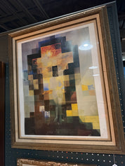 24x28” Salvador Dali Framed Poster “Lincoln in Dalivision”
