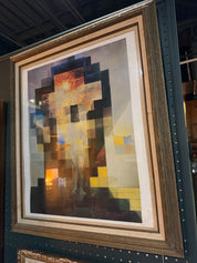 24x28” Salvador Dali Framed Poster “Lincoln in Dalivision”