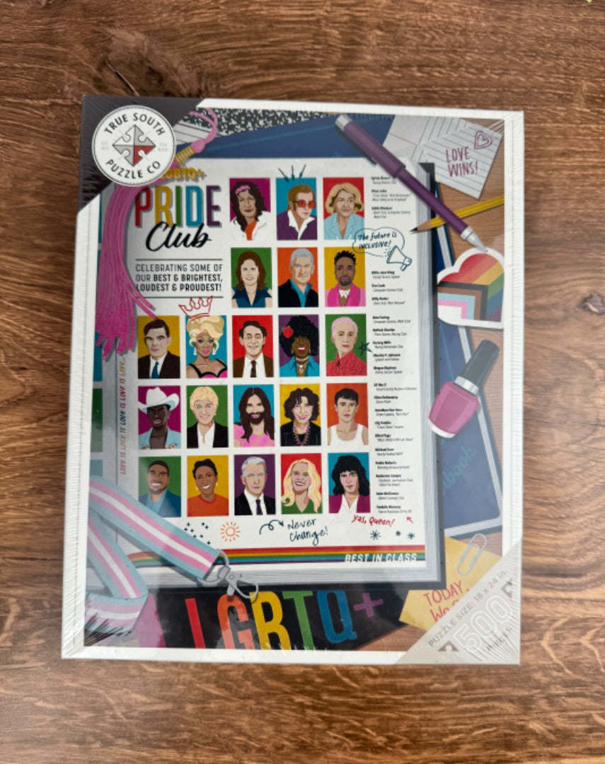 Most Influential Members of the Pride Community 500 Piece Puzzle