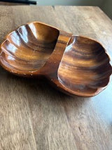Vintage Monkey Pod Wood Serving Bowl