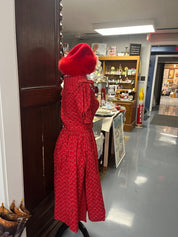 VTG '59 Lanz VDay Red Dress S/S